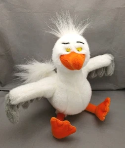 Vintage Disney The Little Mermaid SCUTTLE Seagull 14" Plush Stuffed Animal Toy  - Picture 1 of 8