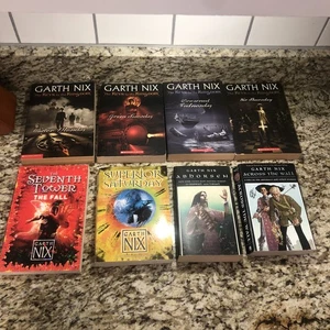 Garth Nix 8 Book Lot Abhorrent, Keys To The Kingdom 1-4, Etc - Picture 1 of 2