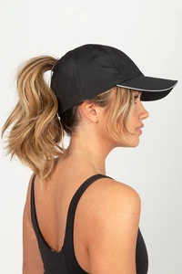 cappello berretto attivo ponyflo nadia performance nero riflettente nuovo - Foto 1 di 9