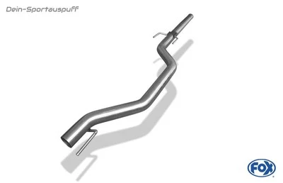 FOX Vsd-Soundrohr Opel Vectra C +GTS para Modelos Con Horizontal Verbautem Cat - Imagen 1 de 2