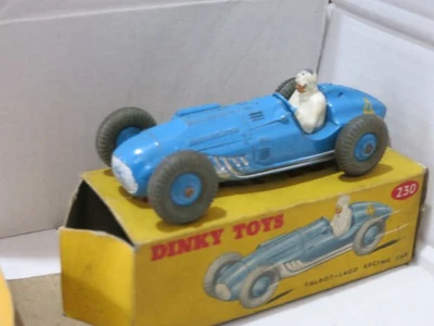 Dinky No.230 (c1955) Talbot-Lago Racing Car & Box Foto 1 de 4