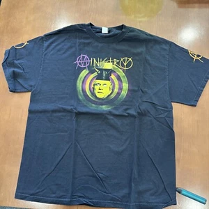 Ministry 2004 Vintage Industrial Rock Band T-Shirt Evil Doer Tour - Herren Größe XL - Bild 1 von 12