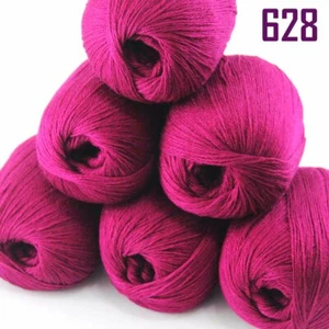 New Sale Soft 6 Skeins x50g Pure Cashmere Blankets Hand DIY Knit Wool Yarn 28 - Picture 1 of 12