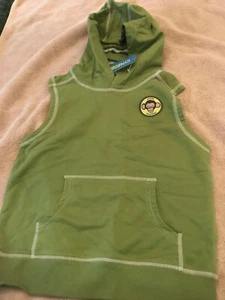 NWT Gymboree global surf monkey shirt top boys 5  5t hoodie sleeveless sweat top - Picture 1 of 5