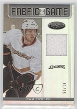 2012-13 Certified Fabric of the Game Mirror Hot Box /75 Cam Fowler #FOG-CFO