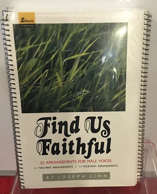 FIND US FAITHFUL Books 10 Songbooks arrangements male voices Music - Image 1 of 4