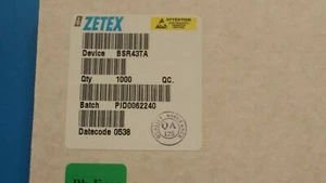 (10 PCS) BSR43TA ZETEX BJT TRANS NPN 80V 1A SOT-89 ROHS - Picture 1 of 5