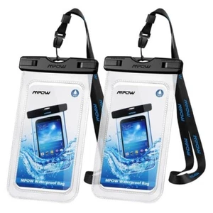 2x MPOW Étui Sac Téléphone Étanche Universel Modèle MPPA097BY NEUF Tactile Friendly - Photo 1 sur 2