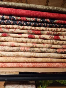 DE COLECCIÓN Azalea Trails Edredón Tela Hojas Florales OPCIONES 1 yarda POR EJEMPLO (más yardas - Imagen 1 de 8