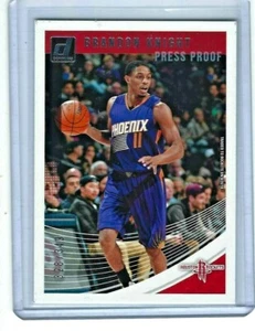 2018-19 Panini Donruss Press Proof Silver /349 Brandon Knight #109 Suns Rockets - Picture 1 of 2