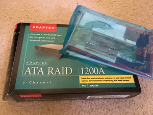 NEW Adaptec 1200A 2 Channel ATA 100 PCI RAID Controller AAR-1200A - Picture 1 of 3