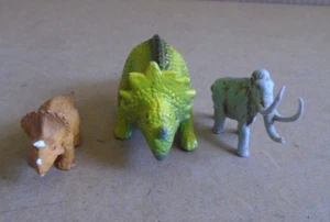 Animals Plastic Figures Assortment Colors and Poses Lot of THREE - Picture 1 of 11