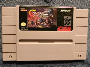 Contra III: The Alien Wars (SNES, 1992) Authentic and Tested! - Picture 1 of 3