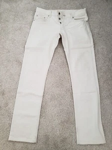 Prada size W31 L30 white men's 98% cotton 2% other fiber jeans - Picture 1 of 13
