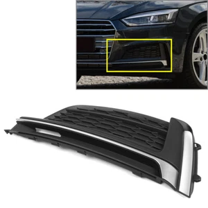 Front Bumper Fog Light Lamp Grill Bezel Cover For Audi A5 S5 2017-2020 - Picture 1 of 7