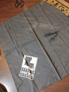 Vintage George Dickel Country Whiskey Promo Bandana  Louisiana Black White Logo - Picture 1 of 11