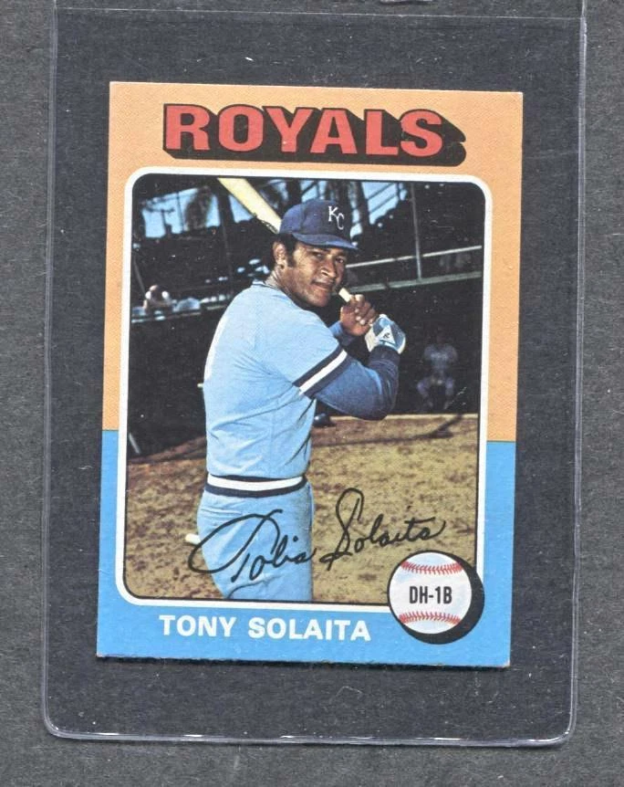 1975 Topps Mini #389 Tony Solaita (Royals)  Ex   - Image 1 of 1