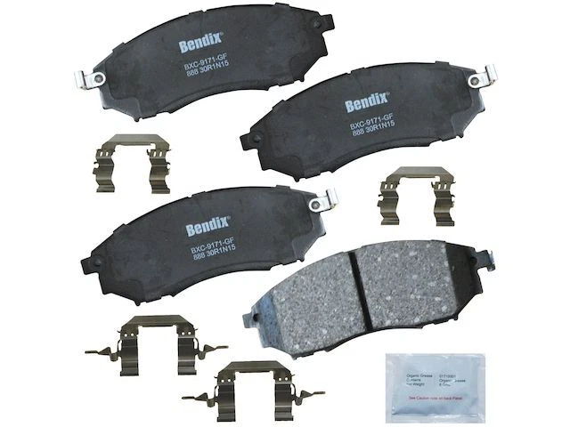 Juego de pastillas de freno delanteras Bendix 91XM51R para Infiniti EX35 2008-2012 3,5 L V6 Foto 1 de 1