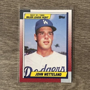 1989 Topps Baseball Major League Debut John Wetteland #139 Factory Set Break - Picture 1 of 2