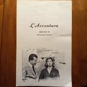 L'Avventura - Michelangelo Antonini - RAR - Kunstfilmkritik Rezension Broschüre 1961 - Bild 1 von 3