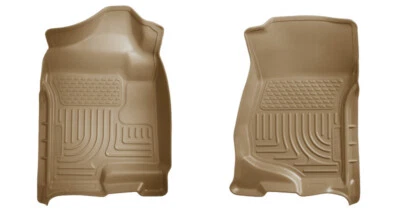 Forros Husky para 07-14 Cadillac Escalade ESV/EXT Weatherbeater piso delantero tostado Foto 1 de 4