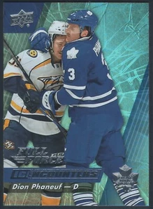 Dion Phaneuf Ice Encounters Card IE-DP 2015-16 Upper Deck Full Force Hockey - Imagen 1 de 2