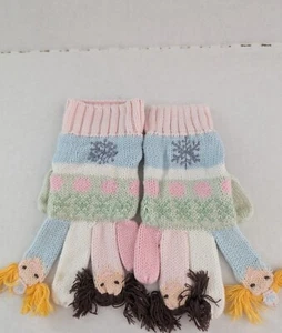 Gymboree Snow Princess Gloves Size 3 4 RARE - Picture 1 of 3