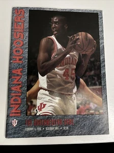 Indiana IU Hoosiers Northwestern Basketball Program Bob Knight 1995 1996 - Picture 1 of 8