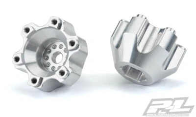 Pro-Line 6337-01 6x30 to 12mm Aluminum Hex Adapters Wide (2) : 6x30 2.8" Wheels - Image 1 of 4
