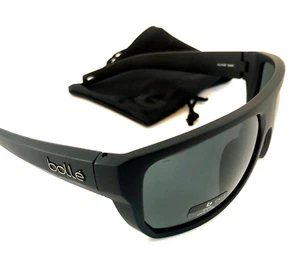 NUEVAS GAFAS DE SOL BOLLE VULTURE Monturas Negras Mate con Lentes Gris TNS Cat 3 - Imagen 1 de 8