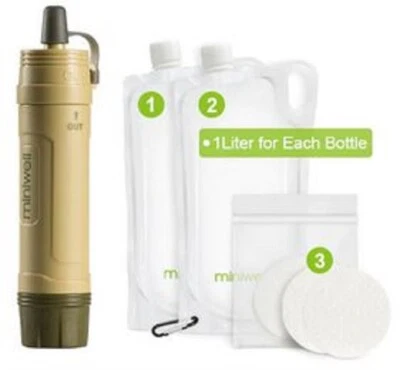 Miniwello I605 Water Filter with Two Bottles - Image 1 of 4