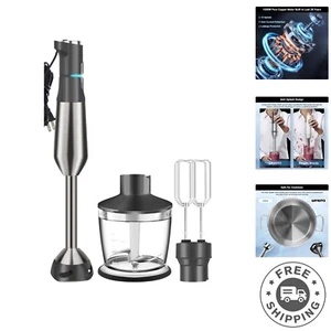 High-Power Immersion Blender with 15 Speeds & Turbo Boost - Scratch Resistant - Picture 1 of 10