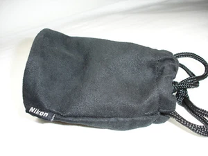 Genuine Nikon CL-0915 Black Soft Lens Case Pouch 18-70 18-135 55-200 Micro 55 40 - Picture 1 of 11