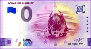 UEEU / AQUARIUM BIARRITZ / BILLET 0 € / 0 EURO-SCHEIN / 2025-13 - Picture 1 of 1