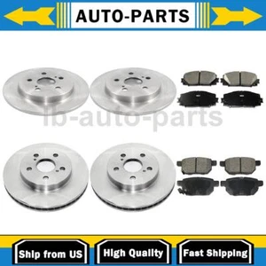 For Toyota Prius 2016-2019 Front Rear Disc Brake Pad Set,Disc Brake Rotor 6x - Picture 1 of 10