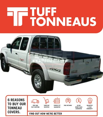 Bunji Ute Tonneau Cover fits Ford Courier Super Cab 1999 to 2006 with Headboard  - image 1 of 3