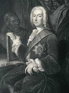 c1835 Original Print Portrait of RICHARD BOYLE - EARL OF BURLINGTON - Picture 1 of 2