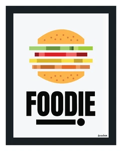 Foodie wall art kitchen sign food home decor signage burger fans, food lovers - Picture 1 of 2