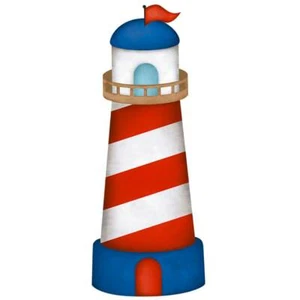 Lighthouse : Wood Ornament Decor Crafts Hobby Scrap Shape Laser Marine Maritime - Picture 1 of 1