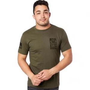 Men's Howitzer Defend Liberty Surplus Green Y2K Patriotic USA Tee T-Shirt L-XL - Picture 1 of 2