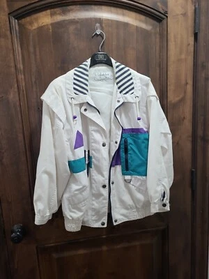 Hombreras chaqueta mediana vintage años 80 Lifestyles by Mulberry Street para mujer Foto 1 de 4