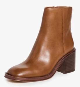 Loeffler Randall Women's Blakely Square Toe Mid Heel Boots 8.5 - Picture 1 of 15