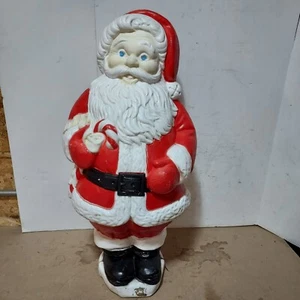 De colección Grand Venture 30" Navidad Santa Claus con soplado de caña de caramelo molde decoración de patio - Imagen 1 de 14