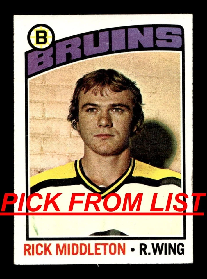 1976-77 Topps Hockey 7-263 EX/EX-MT Pick From List All PICTURED vv7 - Image 1 of 1