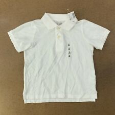 The Children's Place Toddler Boys Size 4T White Uniform Pique Polo Nwt