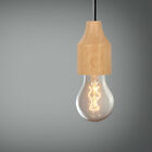  Solid Wood Lamp Holder Lightbulb Socket Outlet Home Lighting