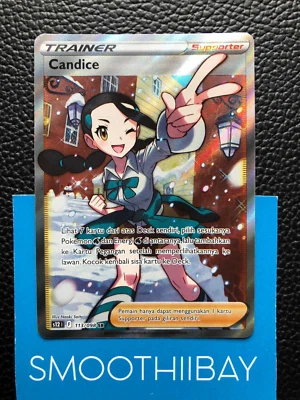 Candice FULL ART S12 113/098 SR Paradigm Trigger Pokemon Card Indonesia - Image 1 of 2