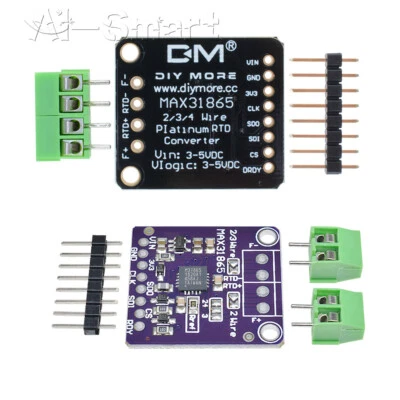 MAX31865 PT100 RTD Amplifier Temperature Thermocouple Sensor Digital For Arduino - Image 1 of 4