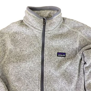 Patagonia Women's Extra Small XS Full Zip Better Sweater Fleece Gray STY2554 - Picture 1 of 10