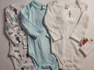 My First Christmas 3pk Body Conjunto Camisa a Presión NUEVO Cascanueces Talla 6-9 M - Imagen 1 de 5